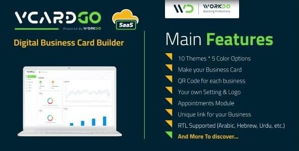 vcardgo saas digital business card builder