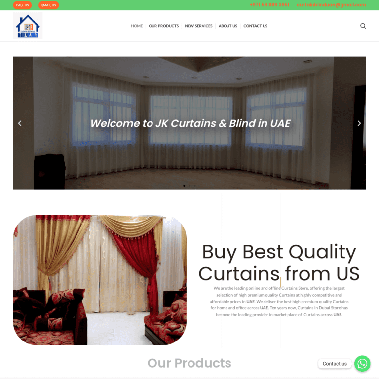 Curtainblinduae Website